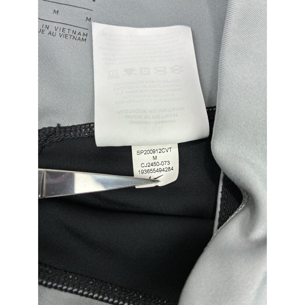 Nike Dri-FIT Athleisure Colorblock Leggings Sporty Spice Workout M Gray Black - Picture 7 of 8